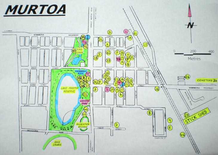Murtoa Town Map